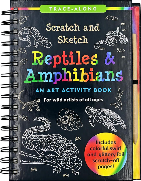 SCRATCH & SKETCH REPTILES & AMPHIBIANS - PETER PAUPER PRESS
